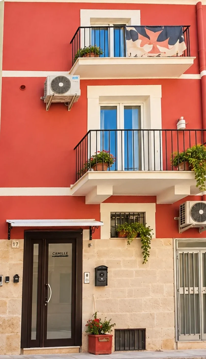 La facciata del B&B in via Pistergola